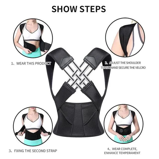 Back Posture Correction Belt || 2 in 1